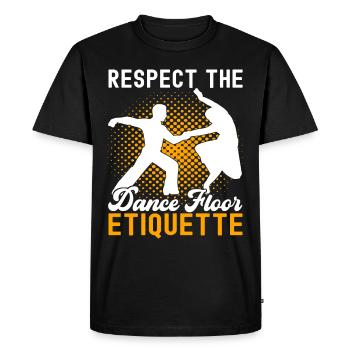 Danse de salon Danseurs de salon Danseurs de salon Danseurs de salon - T-shirt Premium bio Homme - noir - Devant - Nico (187cm)