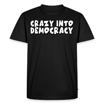 Democratic Elections Democracy Democrat - Men's Premium Organic T-Shirt - black - Front - Nico (187cm)