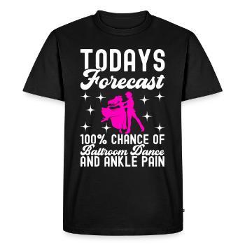 Danse de salon Danseuses de salon Danseuses de salon Danseuses de salon - T-shirt Premium bio Homme - noir - Devant - Nico (187cm)