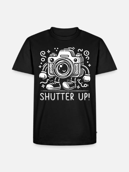 Fotograf Fotografie Fotografen Shutter - Männer Premium Bio T-Shirt - Schwarz