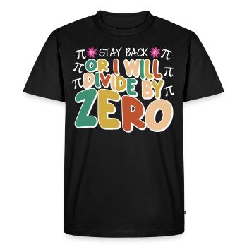 Mathématiques Professeur de mathématiques Mathématiques - T-shirt Premium bio Homme - noir - Devant - Nico (187cm)