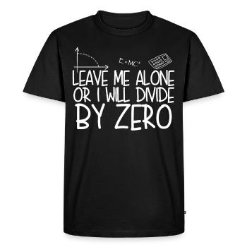 Mathématiques Professeur de mathématiques Mathématiques - T-shirt Premium bio Homme - noir - Devant - Nico (187cm)