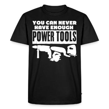 Best Power Tools Electric Tools - Men's Premium Organic T-Shirt - black - Front - Nico (187cm)