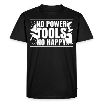 Power Tools Best Electric Tools - Men's Premium Organic T-Shirt - black - Front - Nico (187cm)