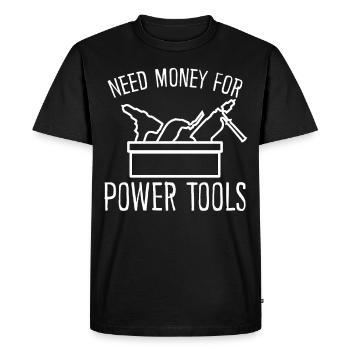 Power Tools Best Electric Tools - Men's Premium Organic T-Shirt - black - Front - Nico (187cm)