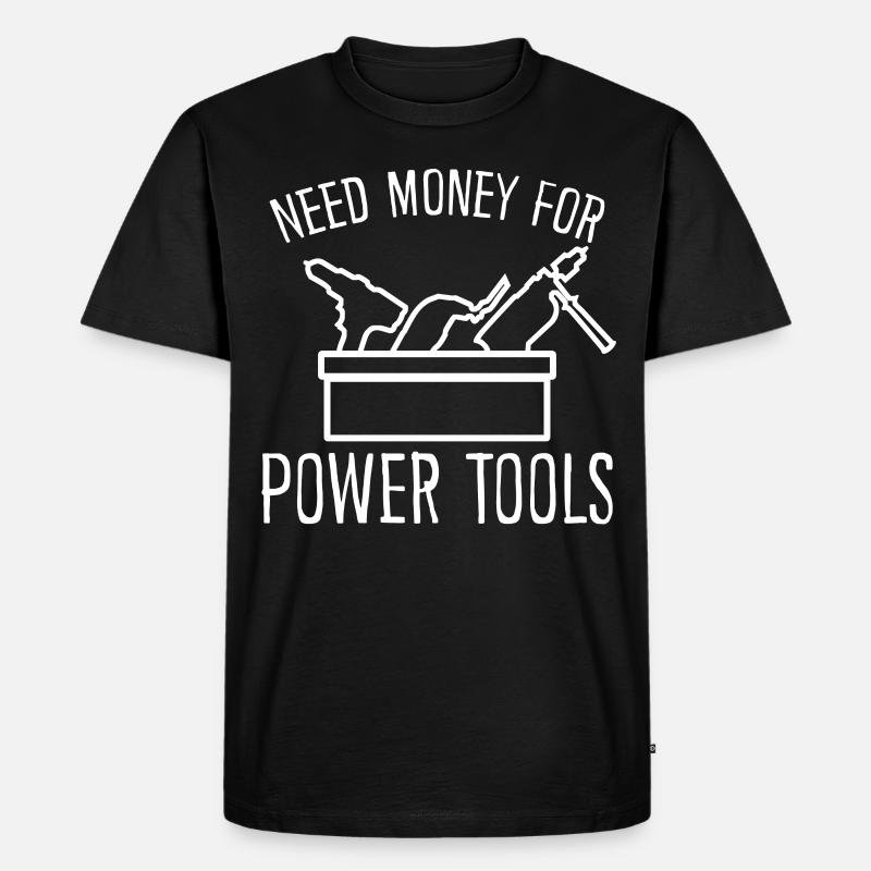 Power Tools Best Electric Tools - Männer Premium Bio T-Shirt - Schwarz