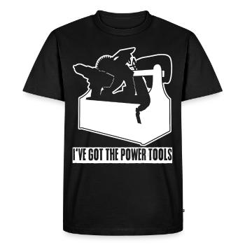 Best Power Tool Electric Tools Toll Bag - Men's Premium Organic T-Shirt - black - Front - Nico (187cm)