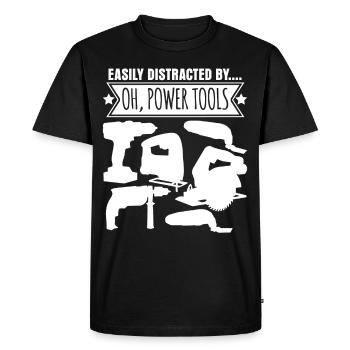 Craftsman Power Tools Best Electric Tool - Men's Premium Organic T-Shirt - black - Front - Nico (187cm)