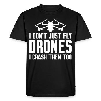 FPV Drone Quadcopter Pilot Drones - Men's Premium Organic T-Shirt - black - Front - Nico (187cm)