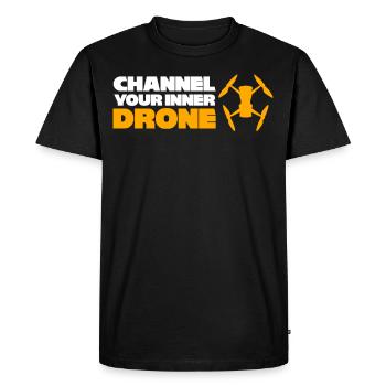 FPV Drone Drones Pilote de quadricoptère - T-shirt Premium bio Homme - noir - Devant - Nico (187cm)