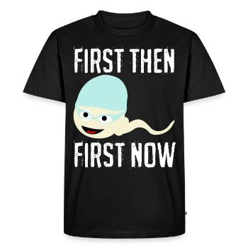 Triathlon nageur Natation Sperm - T-shirt Premium bio Homme - noir - Devant - Nico (187cm)