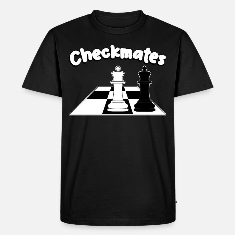 Chess Player Chess Board - Männer Premium Bio T-Shirt - Schwarz