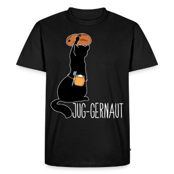 Cat Bouldering Boulder Climbing - Men's Premium Organic T-Shirt - black - Front - Nico (187cm)
