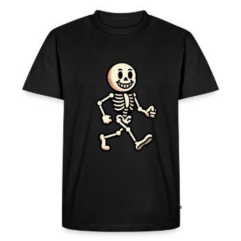 Retro Vintage Cartoon Halloween Costume Decoration - Men's Premium Organic T-Shirt - black - Front - Nico (187cm)