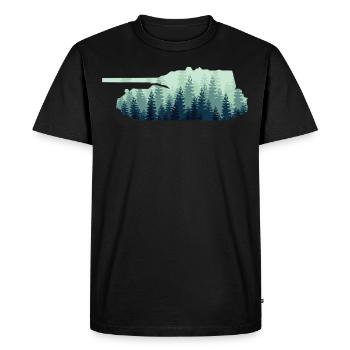 Combat Tank Tank Driver - Men's Premium Organic T-Shirt - black - Front - Nico (187cm)