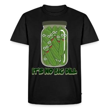Cucumbers Pickles Cucumber Pickle Jar - Men's Premium Organic T-Shirt - black - Front - Nico (187cm)