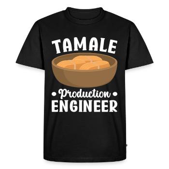 Tamale Cuisine mexicaine Tamale Lover - T-shirt Premium bio Homme - noir - Devant - Nico (187cm)