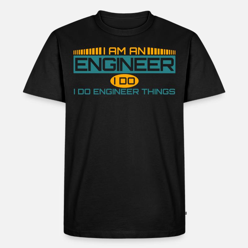 Engineer Mechanical Engineering - Männer Premium Bio T-Shirt - Schwarz