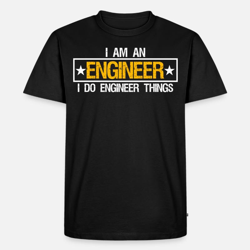 Mechanical Engineer Engineering - Männer Premium Bio T-Shirt - Schwarz