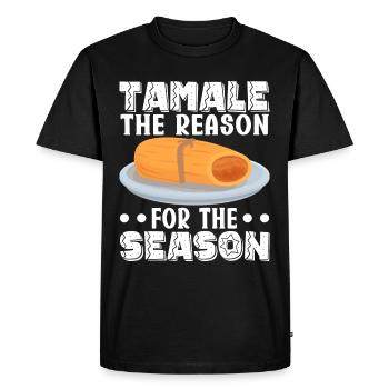 Tamale Cuisine mexicaine Tamale Lover - T-shirt Premium bio Homme - noir - Devant - Nico (187cm)