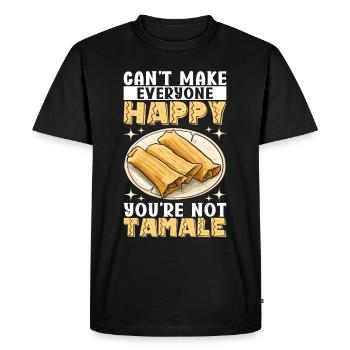 Tamale Cuisine mexicaine Tamale Lover - T-shirt Premium bio Homme - noir - Devant - Nico (187cm)