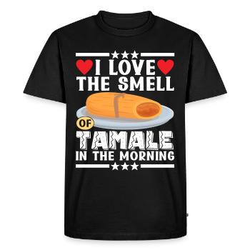 Tamale Cuisine mexicaine Tamale Lover - T-shirt Premium bio Homme - noir - Devant - Nico (187cm)