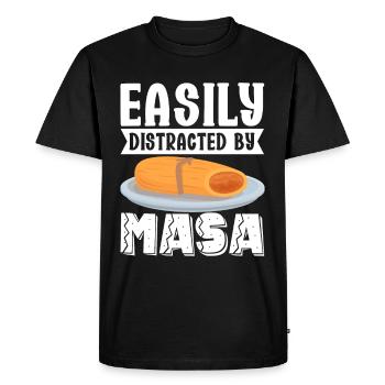 Tamale Cuisine mexicaine Tamale Lover - T-shirt Premium bio Homme - noir - Devant - Nico (187cm)