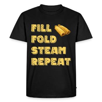 Tamale Cuisine mexicaine Tamale Lover - T-shirt Premium bio Homme - noir - Devant - Nico (187cm)