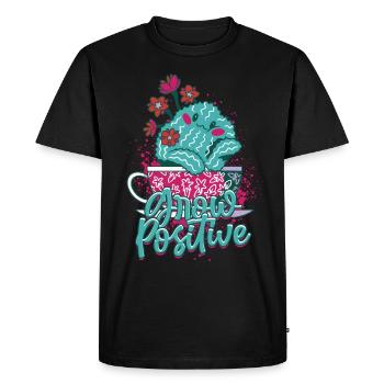 Plants Plant Collector Plant Grow Positive - Men's Premium Organic T-Shirt - black - Front - Nico (187cm)