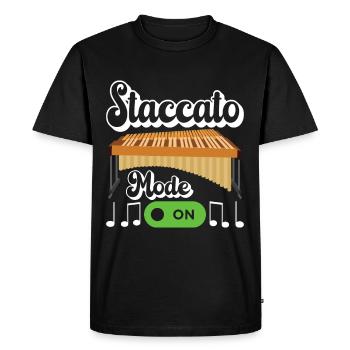 Vibraphon, vibraphonist - Men's Premium Organic T-Shirt - black - Front - Nico (187cm)