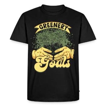 Plants Plant Collector Plant Greenery Goals - Men's Premium Organic T-Shirt - black - Front - Nico (187cm)