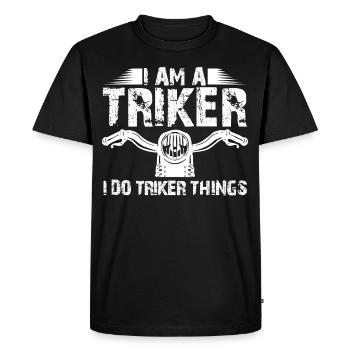 Trike Driver Trikes Motor Trike Triker - Men's Premium Organic T-Shirt - black - Front - Nico (187cm)