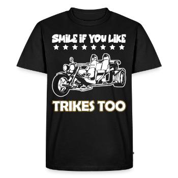 Triker Joke Trike Driver Trikes - Men's Premium Organic T-Shirt - black - Front - Nico (187cm)