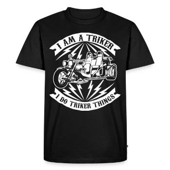 Trikes Motor Trike Triker Trike Driver - Men's Premium Organic T-Shirt - black - Front - Nico (187cm)