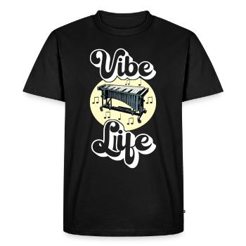 Vibraphon, vibraphonist - Men's Premium Organic T-Shirt - black - Front - Nico (187cm)