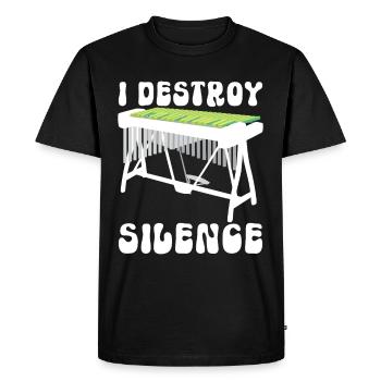 Vibraphon, vibraphonist - Men's Premium Organic T-Shirt - black - Front - Nico (187cm)