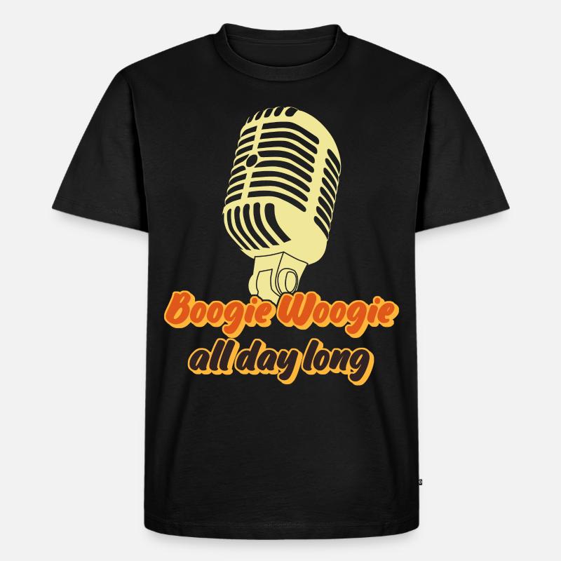 Boogie Woogie Dancing Swing - Männer Premium Bio T-Shirt - Schwarz