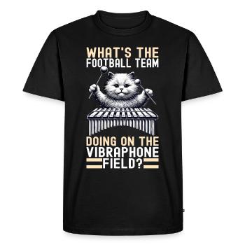 Vibraphon, vibraphonist - Men's Premium Organic T-Shirt - black - Front - Nico (187cm)