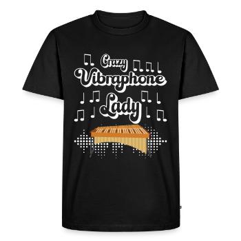 Vibraphon, vibraphonist - Men's Premium Organic T-Shirt - black - Front - Nico (187cm)