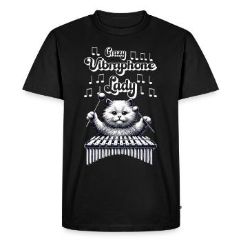 Vibraphon, vibraphonist - Men's Premium Organic T-Shirt - black - Front - Nico (187cm)