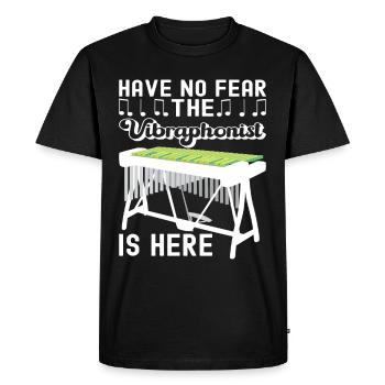 Vibraphon, vibraphonist - Men's Premium Organic T-Shirt - black - Front - Nico (187cm)