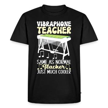 Vibraphon, vibraphonist - Men's Premium Organic T-Shirt - black - Front - Nico (187cm)