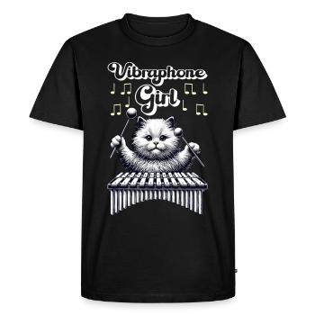 Vibraphon, vibraphonist - Men's Premium Organic T-Shirt - black - Front - Nico (187cm)