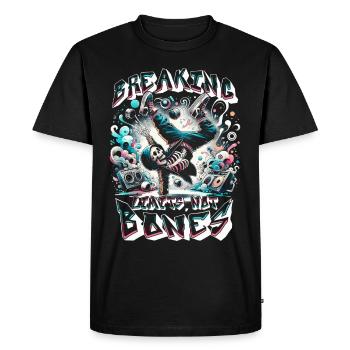 Breakdance B-boy Briser les limites - T-shirt Premium bio Homme - noir - Devant - Nico (187cm)