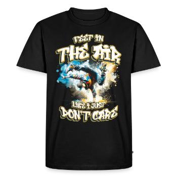Breakdance B-boy Cascadeur Danseur de rue - T-shirt Premium bio Homme - noir - Devant - Nico (187cm)