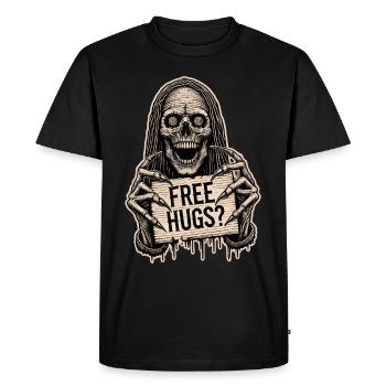Câlins gratuits Sinister Psycho - T-shirt Premium bio Homme - noir - Devant - Nico (187cm)