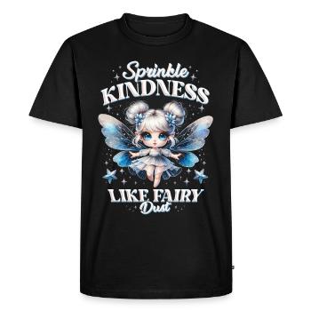 Fairycore Sprinkle kindness like fairy dust - Men's Premium Organic T-Shirt - black - Front - Nico (187cm)