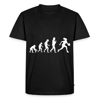 T-shirt de basket-ball B-ball Dunking Rebound Player - T-shirt Premium bio Homme - noir - Devant - Nico (187cm)