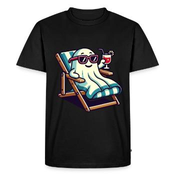 Idée de costume de style de vie effrayant d’Halloween d’été - T-shirt Premium bio Homme - noir - Devant - Nico (187cm)