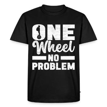 EUC Monowheel - Men's Premium Organic T-Shirt - black - Front - Nico (187cm)